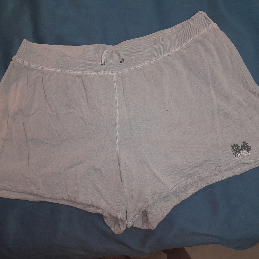Old Navy Gray Athletic Shorts Elastic Waistband Lightweight